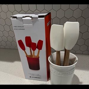 Le Creuset® Craft Series 5-Piece Silicone Utensil Set & Spoon Rest
